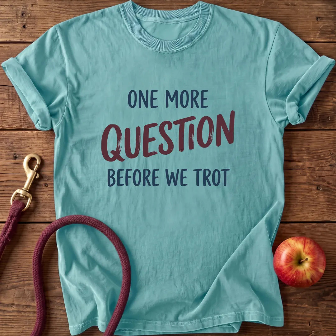 One More Question T-Shirt in Chalky Mint [color: Chalky Mint]
