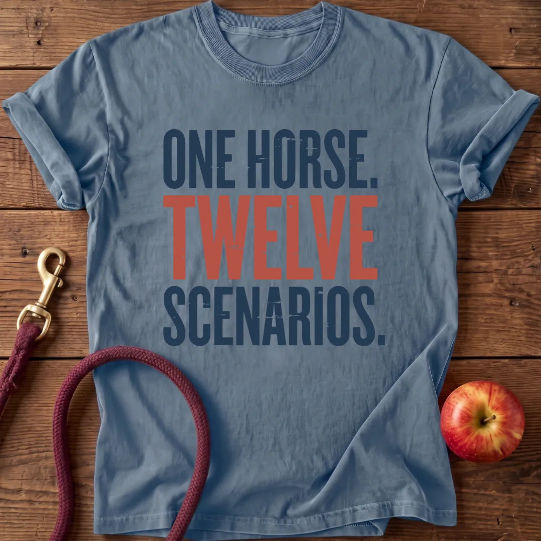Twelve Scenarios T-Shirt in Ice Blue [color: Ice Blue]