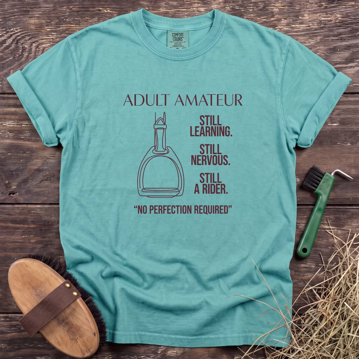 Adult Amateur T-Shirt in Chalky Mint [color: Chalky Mint]