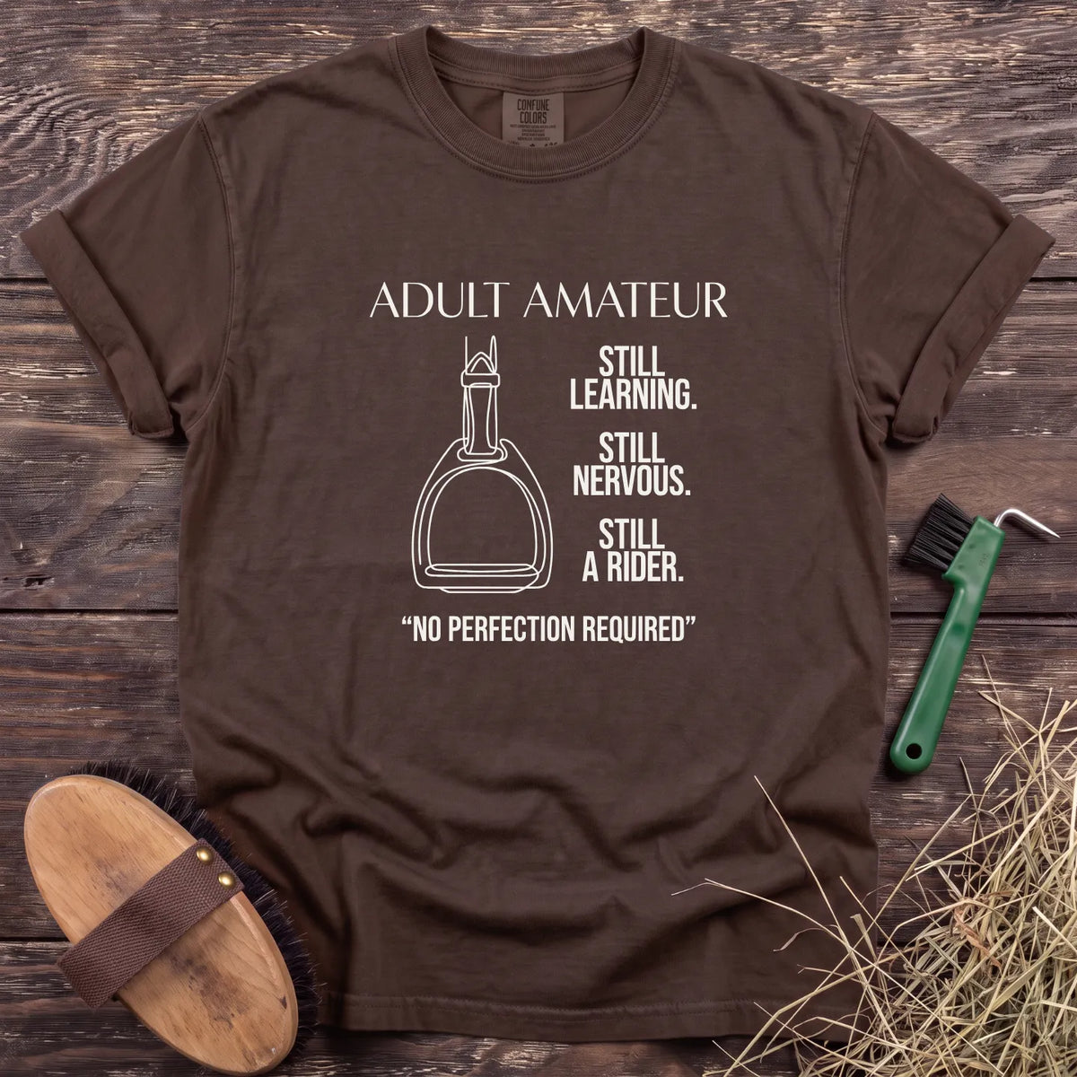 Adult Amateur T-Shirt in Espresso [color: Espresso]