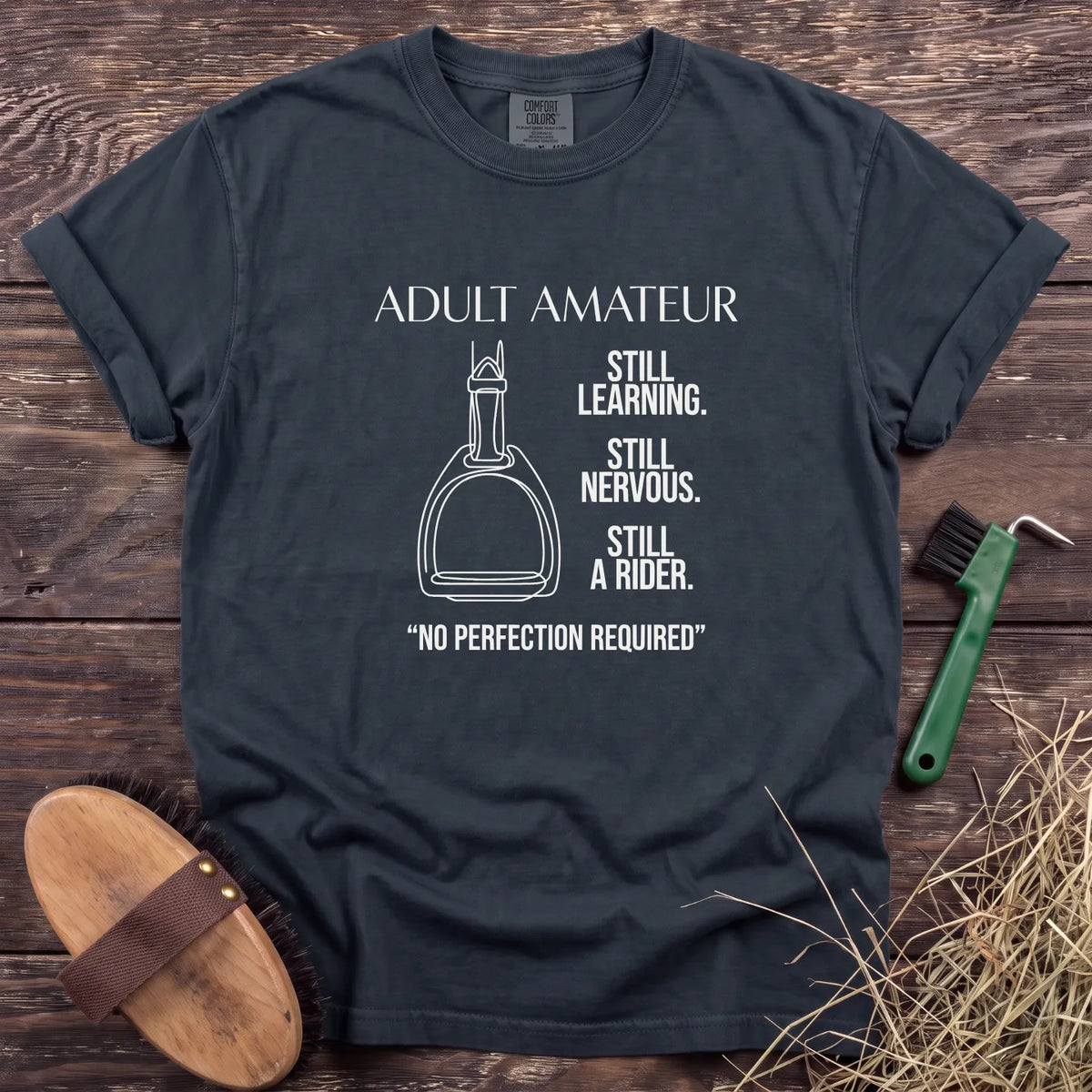 Adult Amateur T-Shirt in Graphite [color: Graphite]