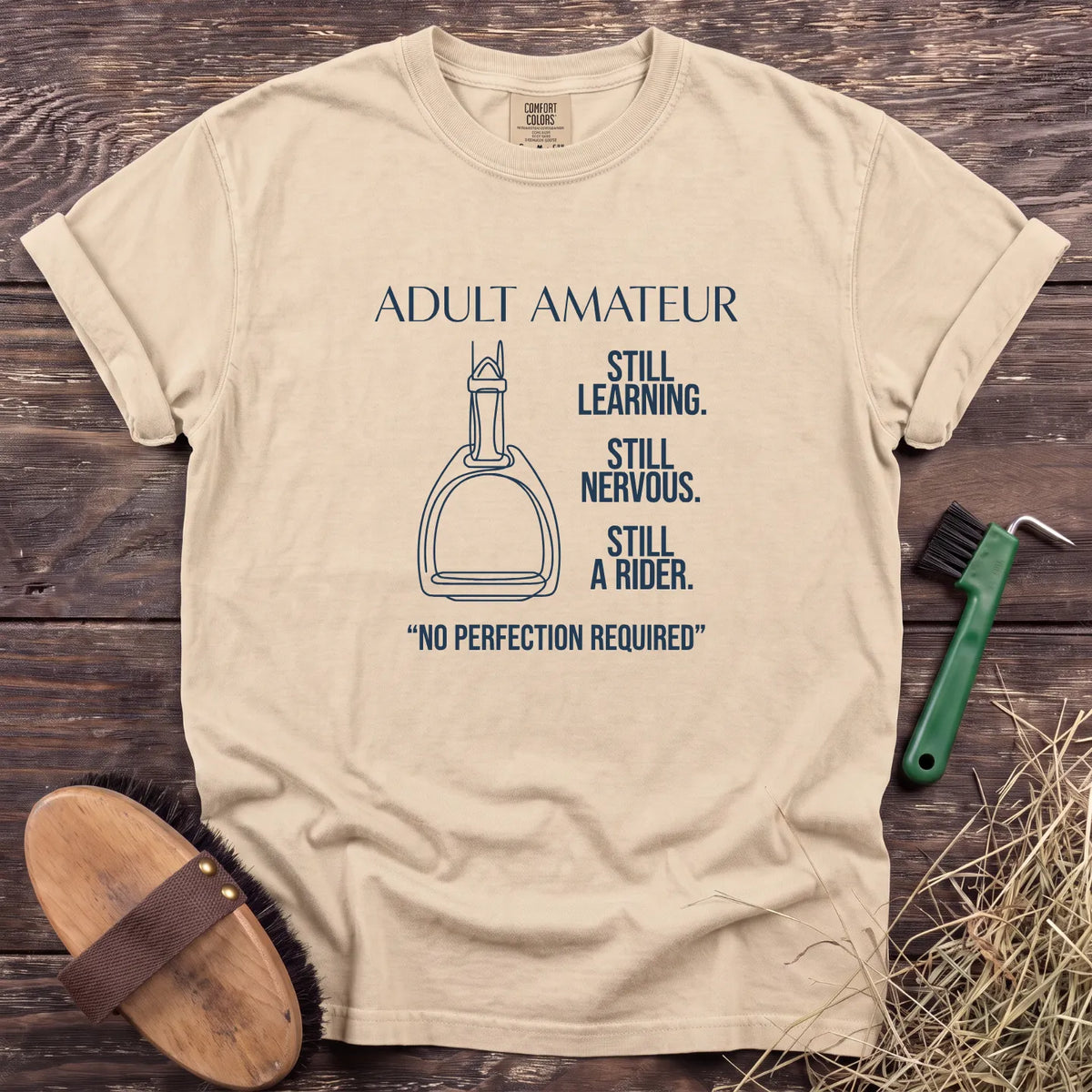 Adult Amateur T-Shirt in Ivory [color: Ivory]