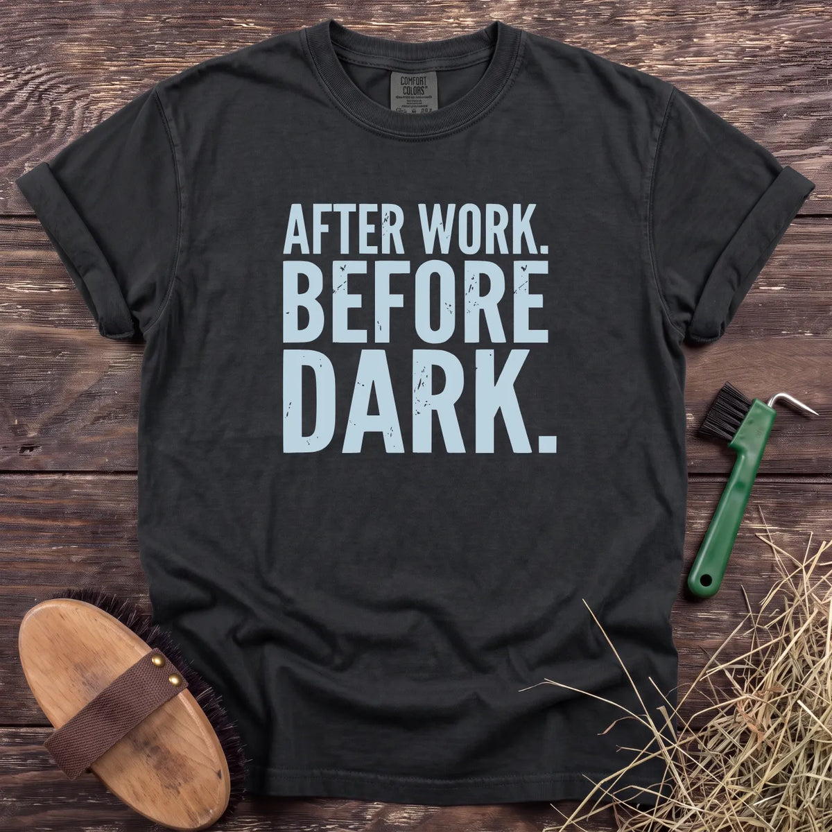 After Work T-Shirt in Black [color: Black]