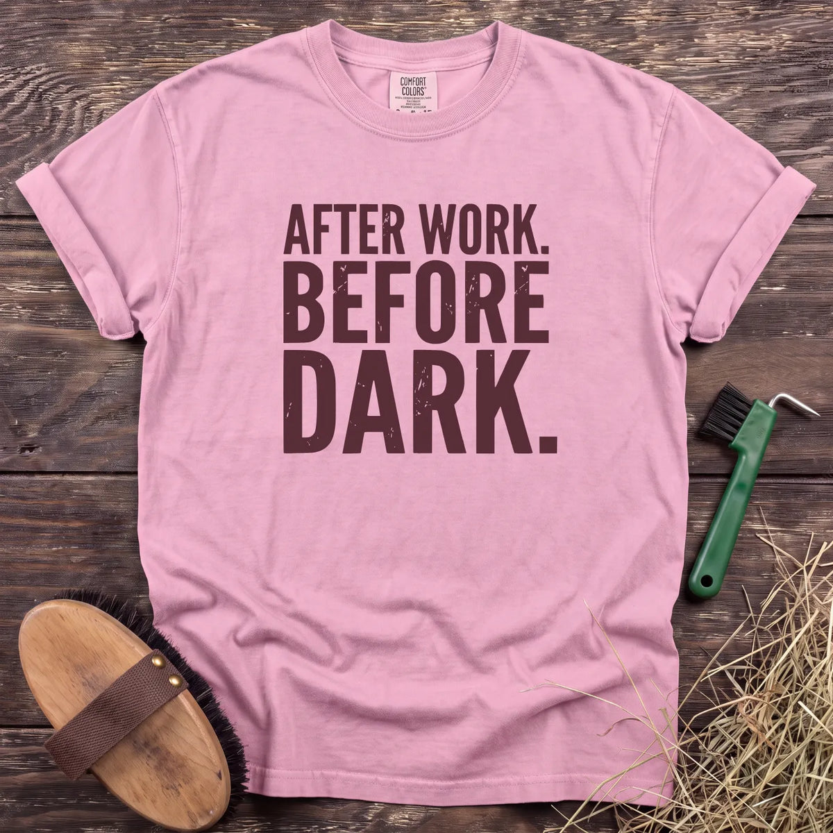 After Work T-Shirt in Blossom [color: Blossom]