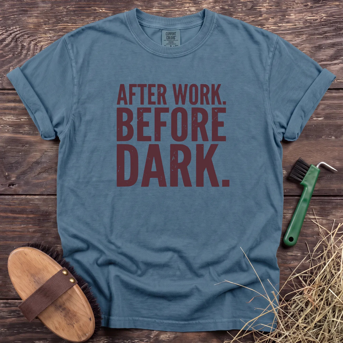 After Work T-Shirt in Ice Blue [color: Ice Blue]