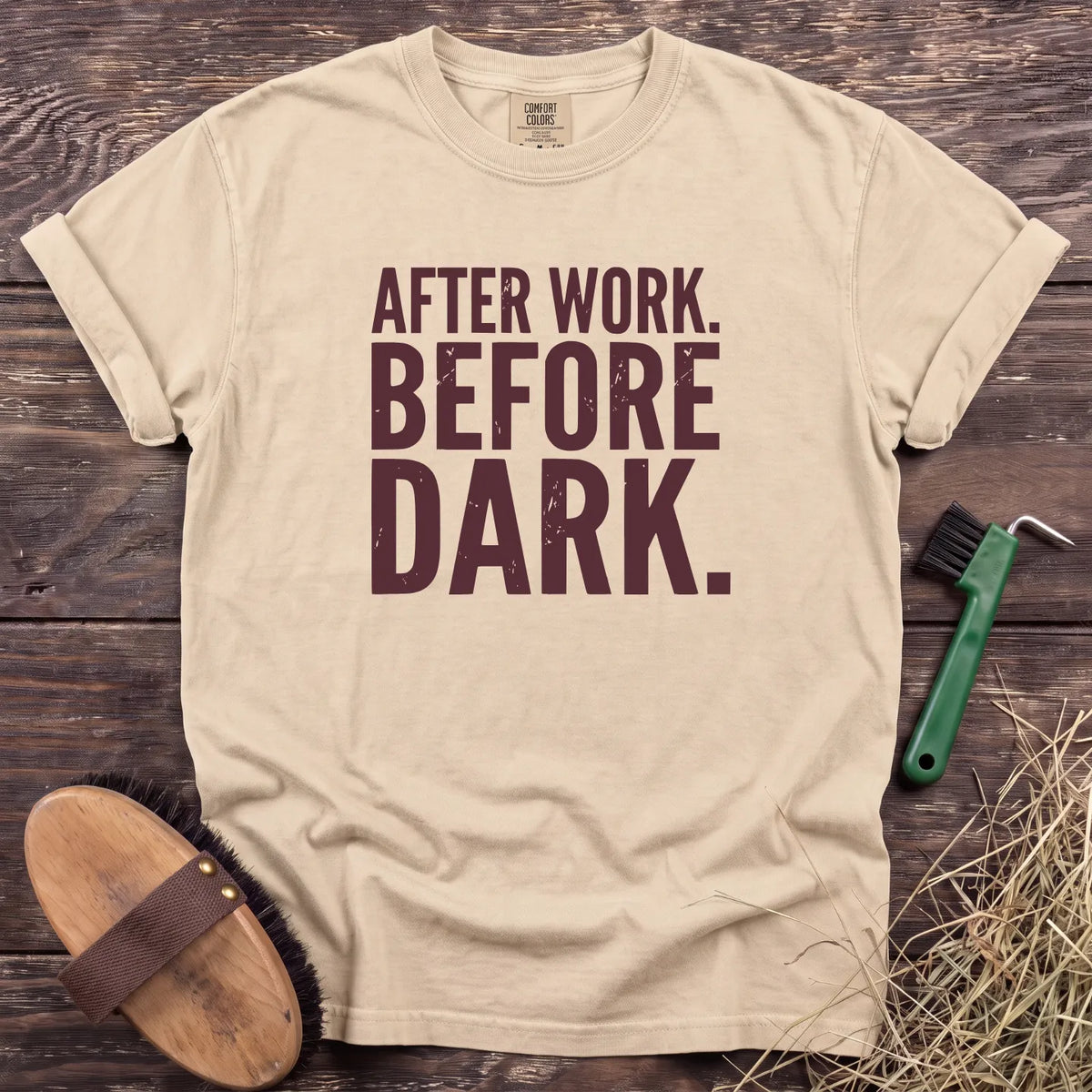 After Work T-Shirt in Ivory [color: Ivory]