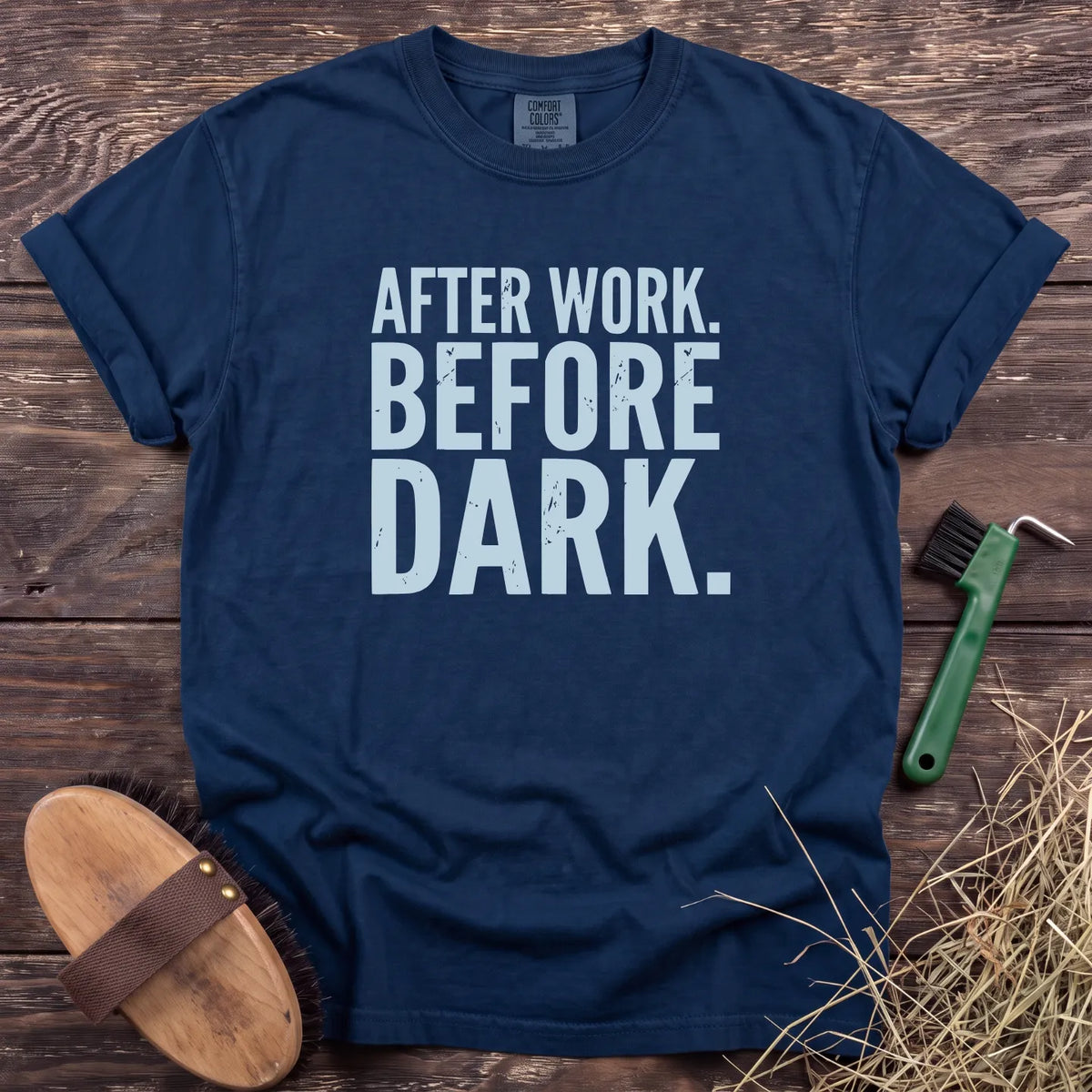 After Work T-Shirt in Navy [color: Navy]