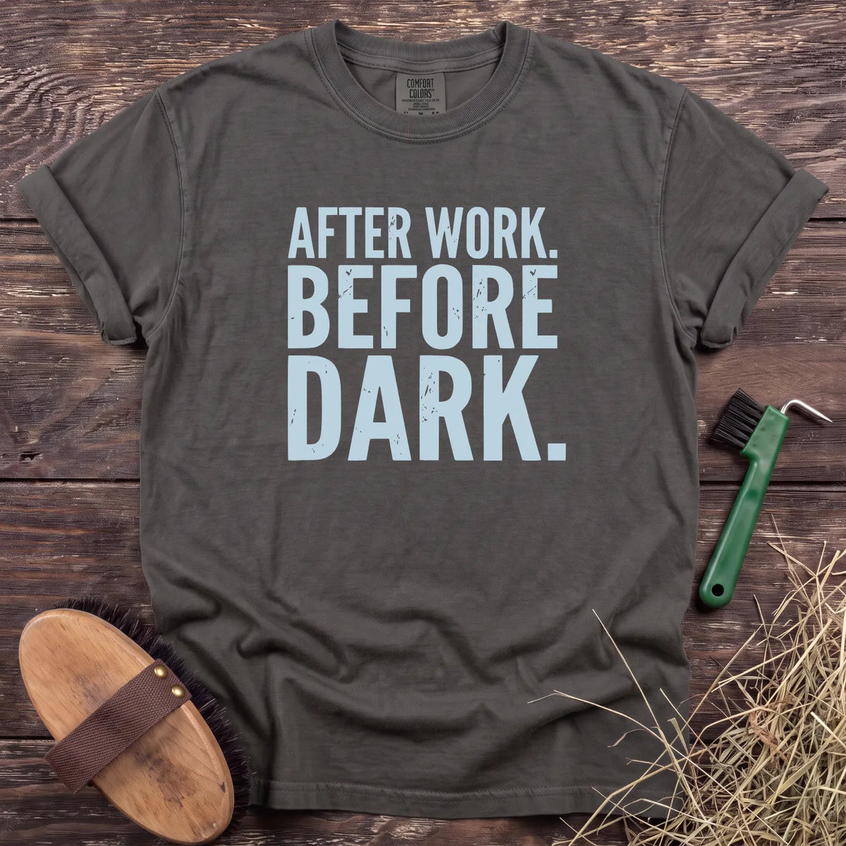 After Work T-Shirt in Pepper [color: Pepper]