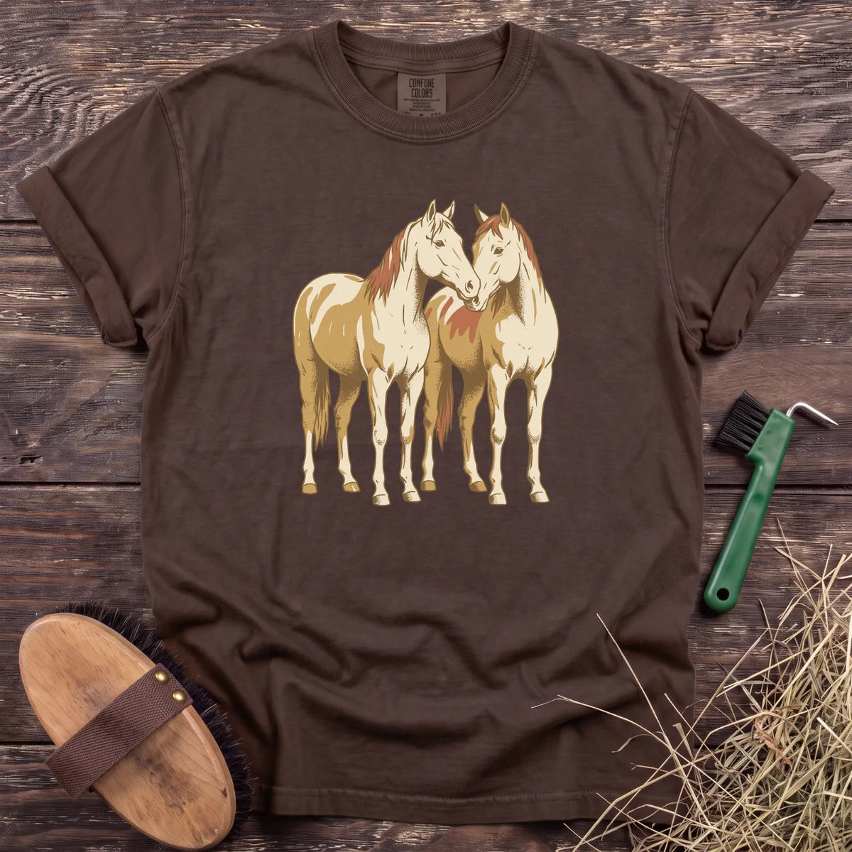 Always Horses T-Shirt in Espresso [color: Espresso]