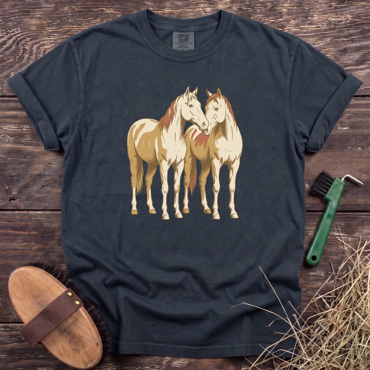 Always Horses T-Shirt in Graphite [color: Graphite]