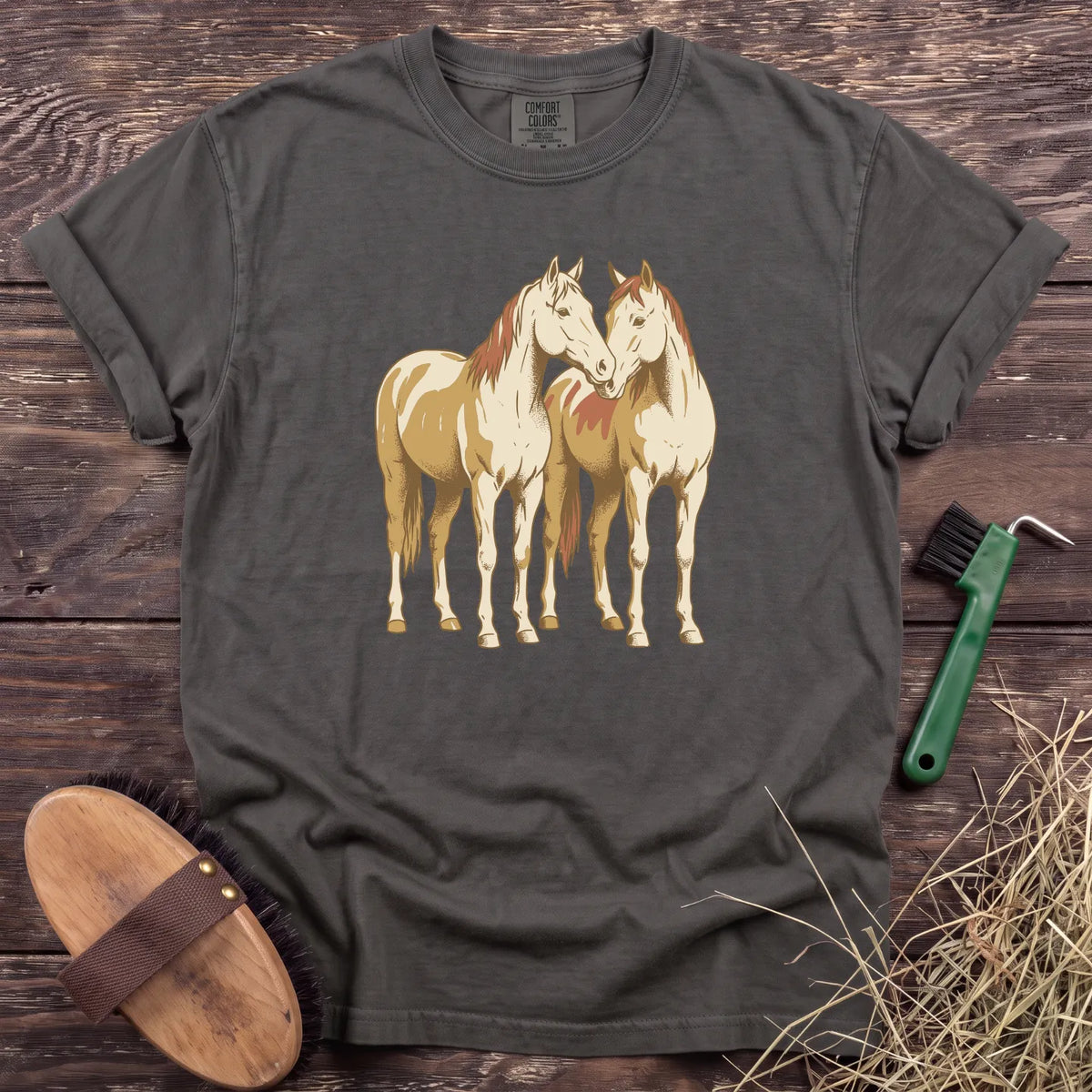 Always Horses T-Shirt in Pepper [color: Pepper]