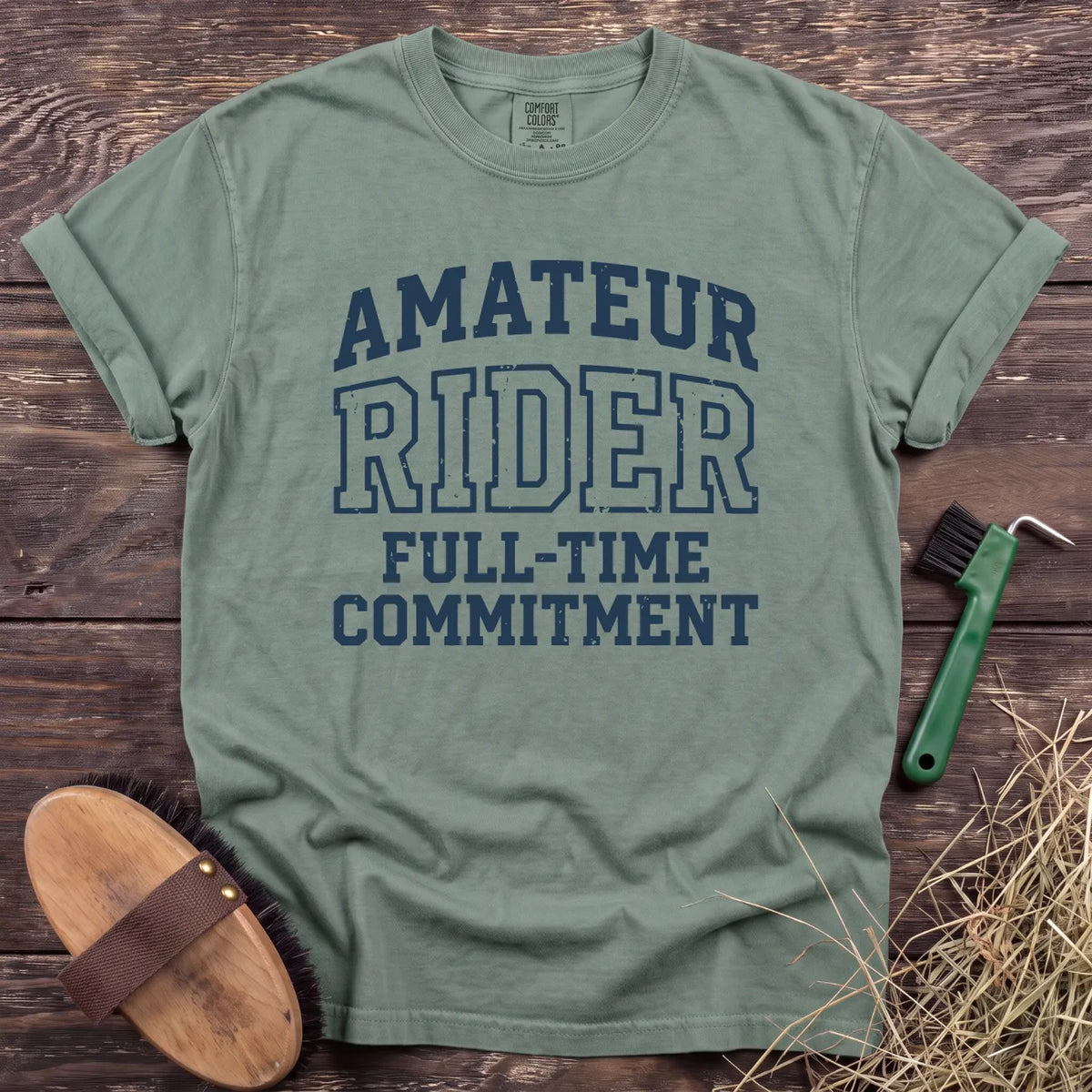 Amateur Rider T-Shirt in Bay [color: Bay]
