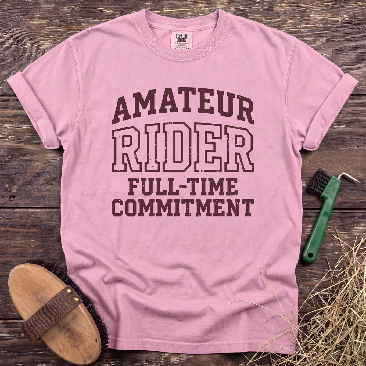 Amateur Rider T-Shirt in Blossom [color: Blossom]