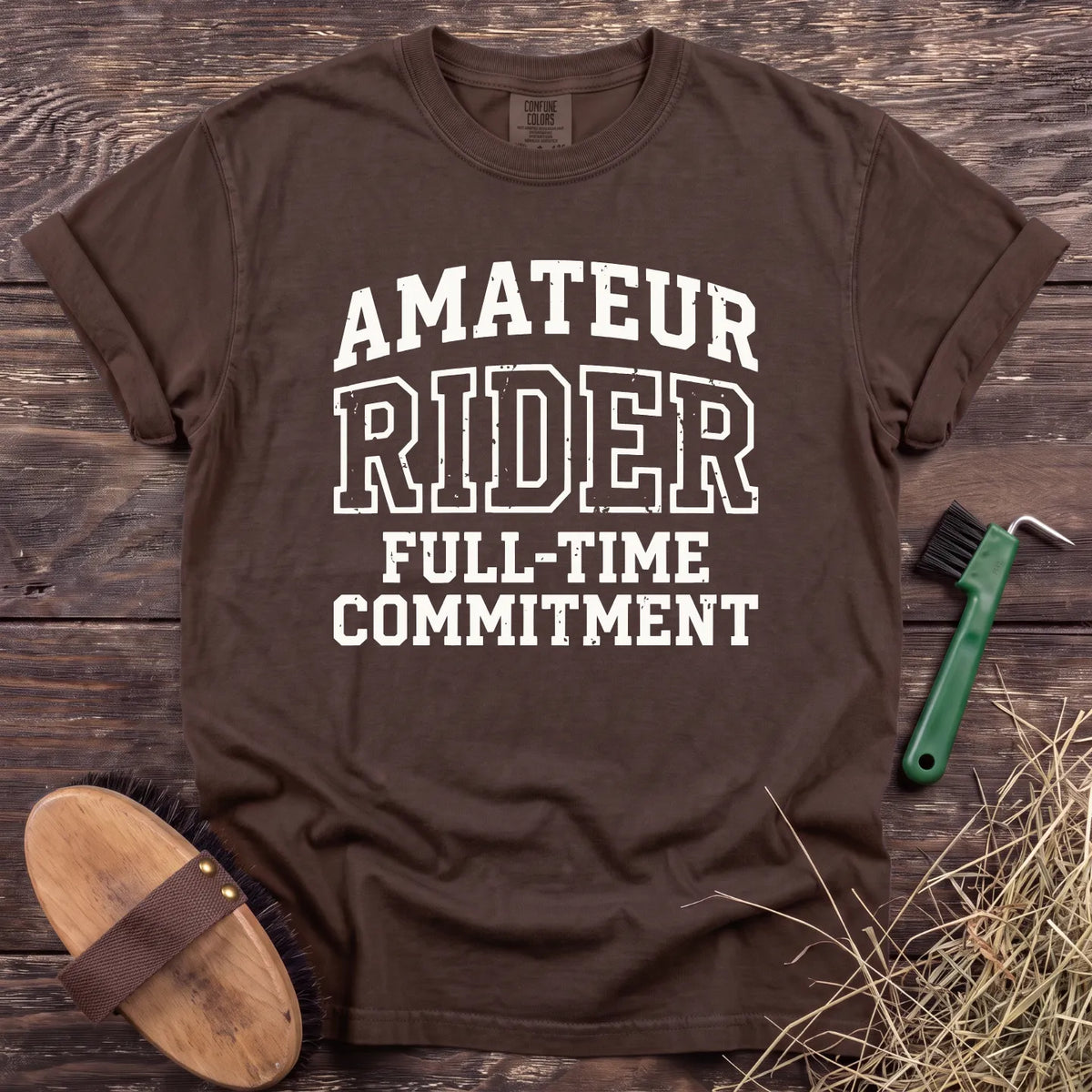 Amateur Rider T-Shirt in Espresso [color: Espresso]