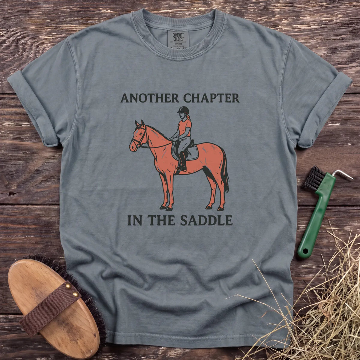 Another Chapter T-Shirt in Granite [color: Granite]
