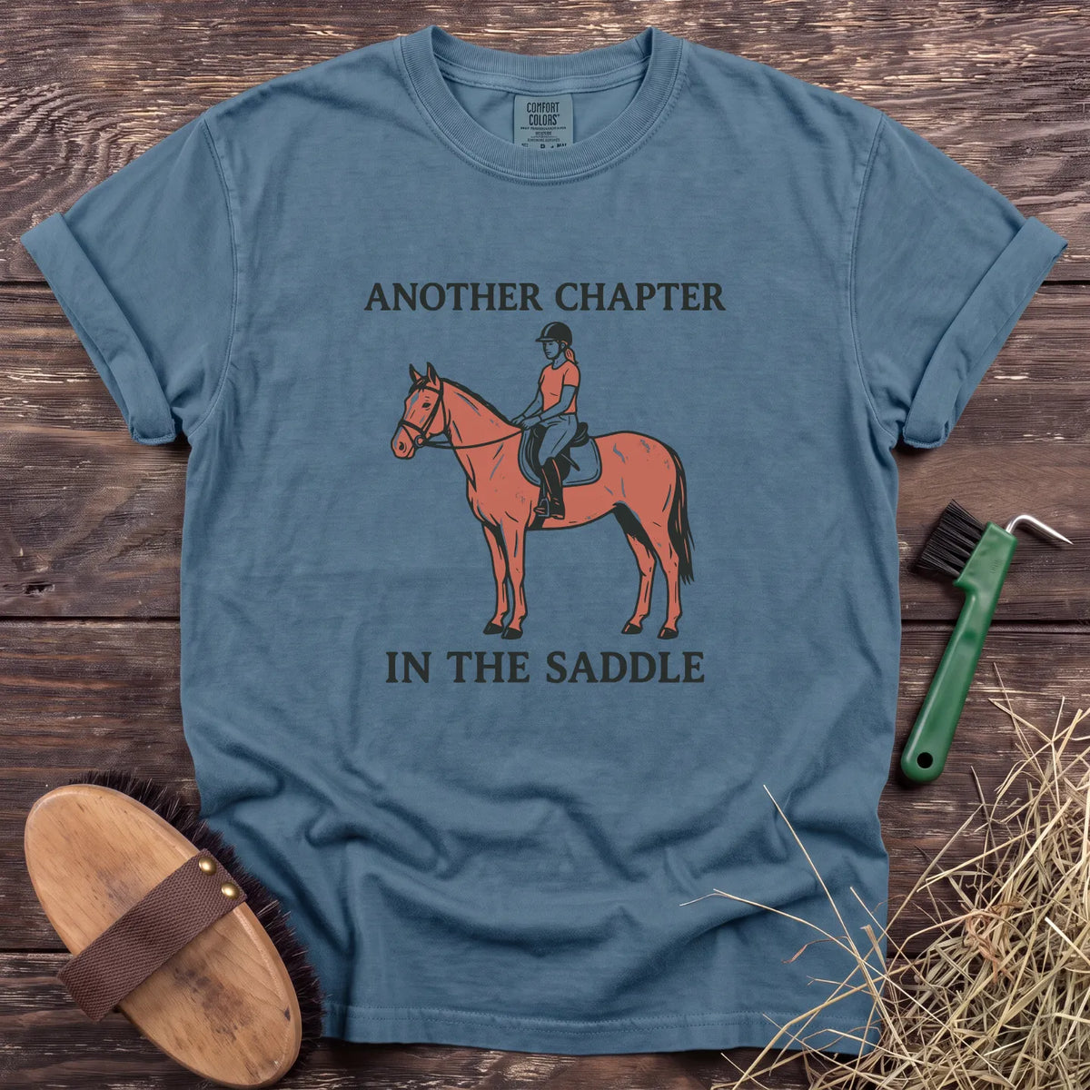 Another Chapter T-Shirt in Ice Blue [color: Ice Blue]