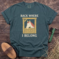 Back Where I Belong T-Shirt in Blue Spruce [color: Blue Spruce]