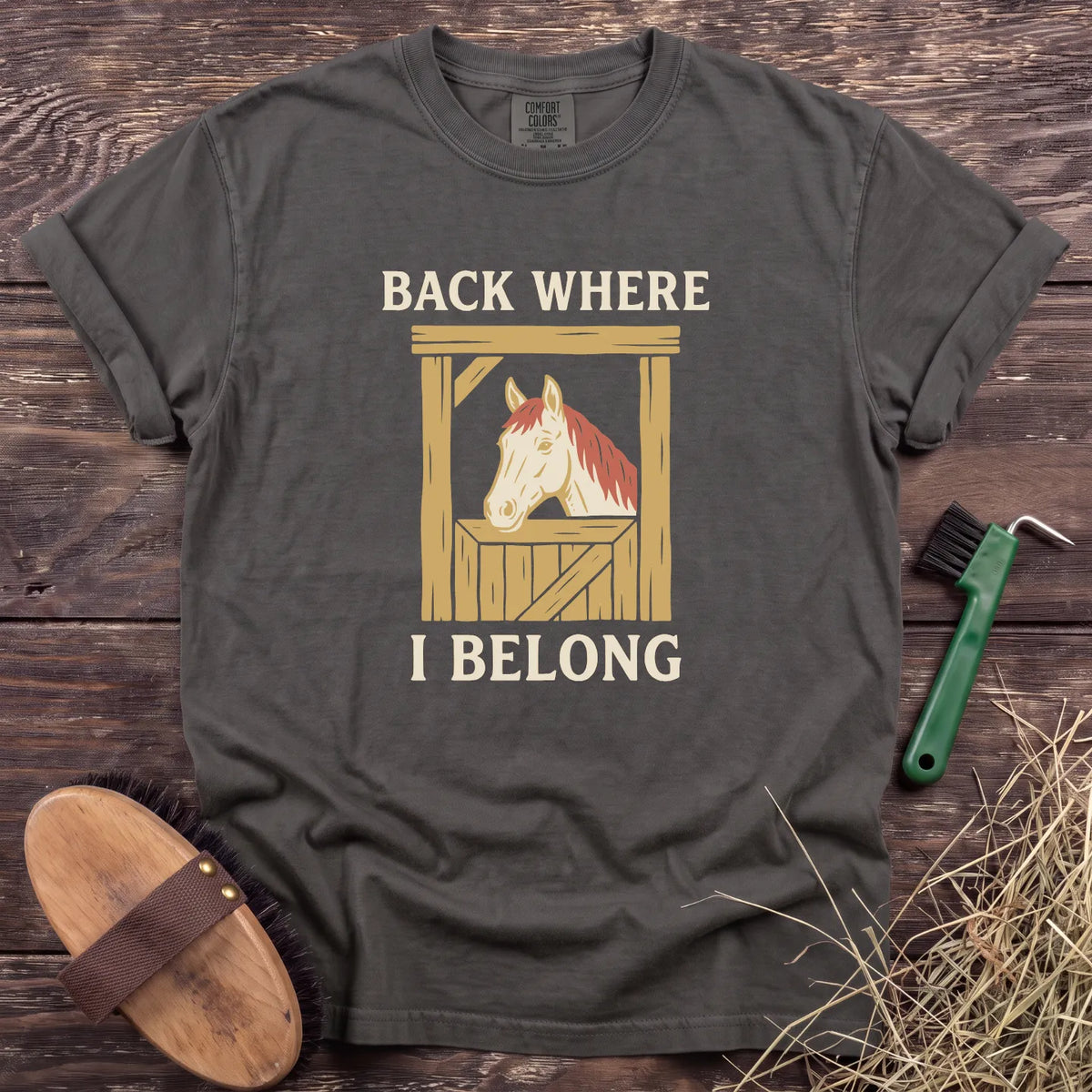 Back Where I Belong T-Shirt in Pepper [color: Pepper]