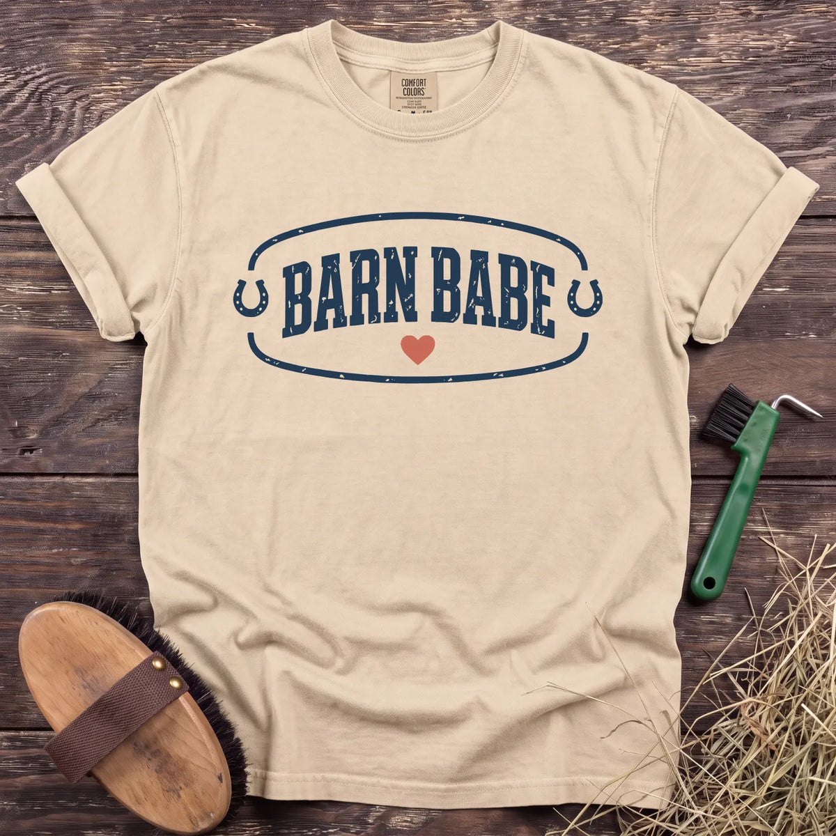 Barn Babe T-Shirt in Ivory [color: Ivory]