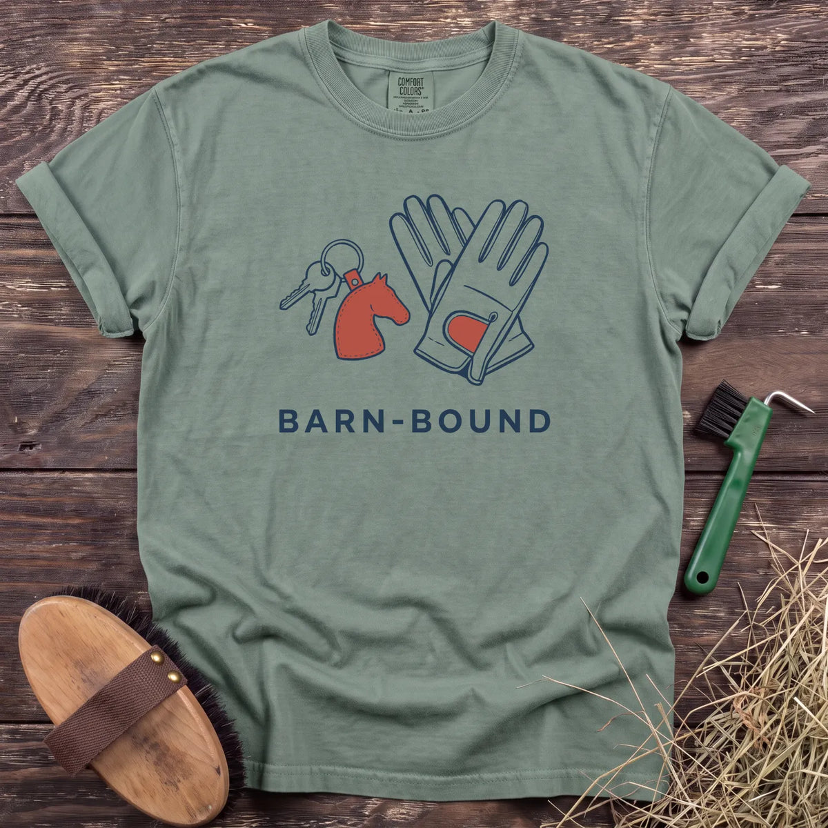 Barn Bound T-Shirt in Bay [color: Bay]
