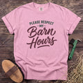 Barn Hours T-Shirt in Blossom [color: Blossom]