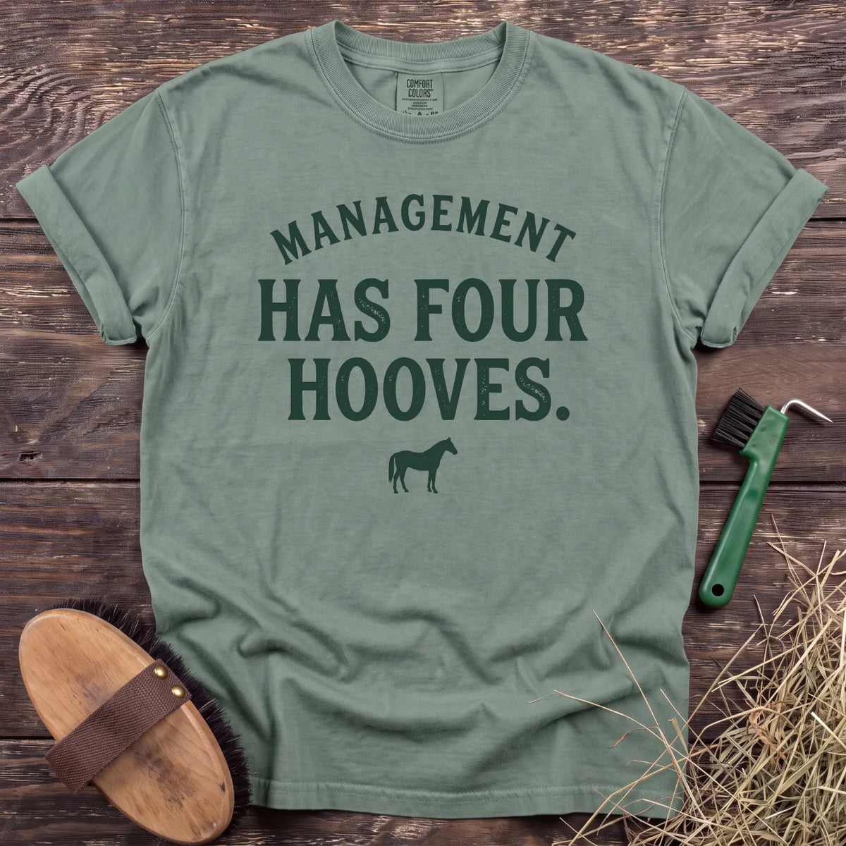 Barn Management T-Shirt in Bay [color: Bay]