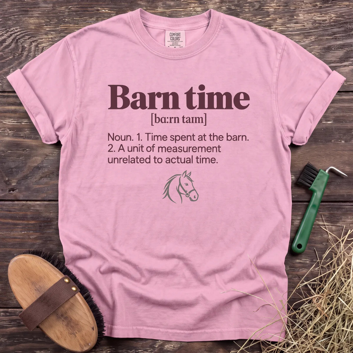 Barn Time T-Shirt in Blossom [color: Blossom]
