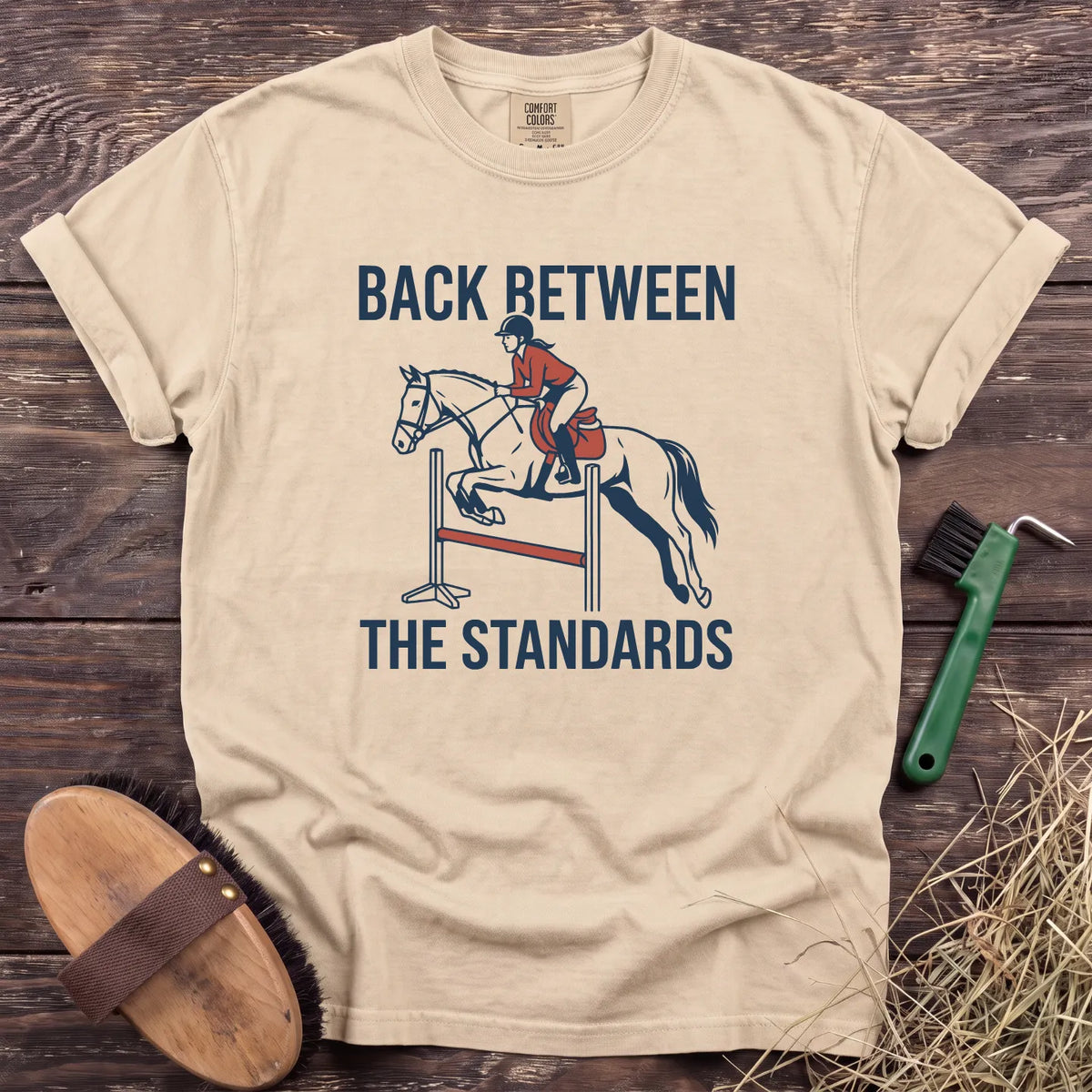 Between Standards T-Shirt in Ivory [color: Ivory]