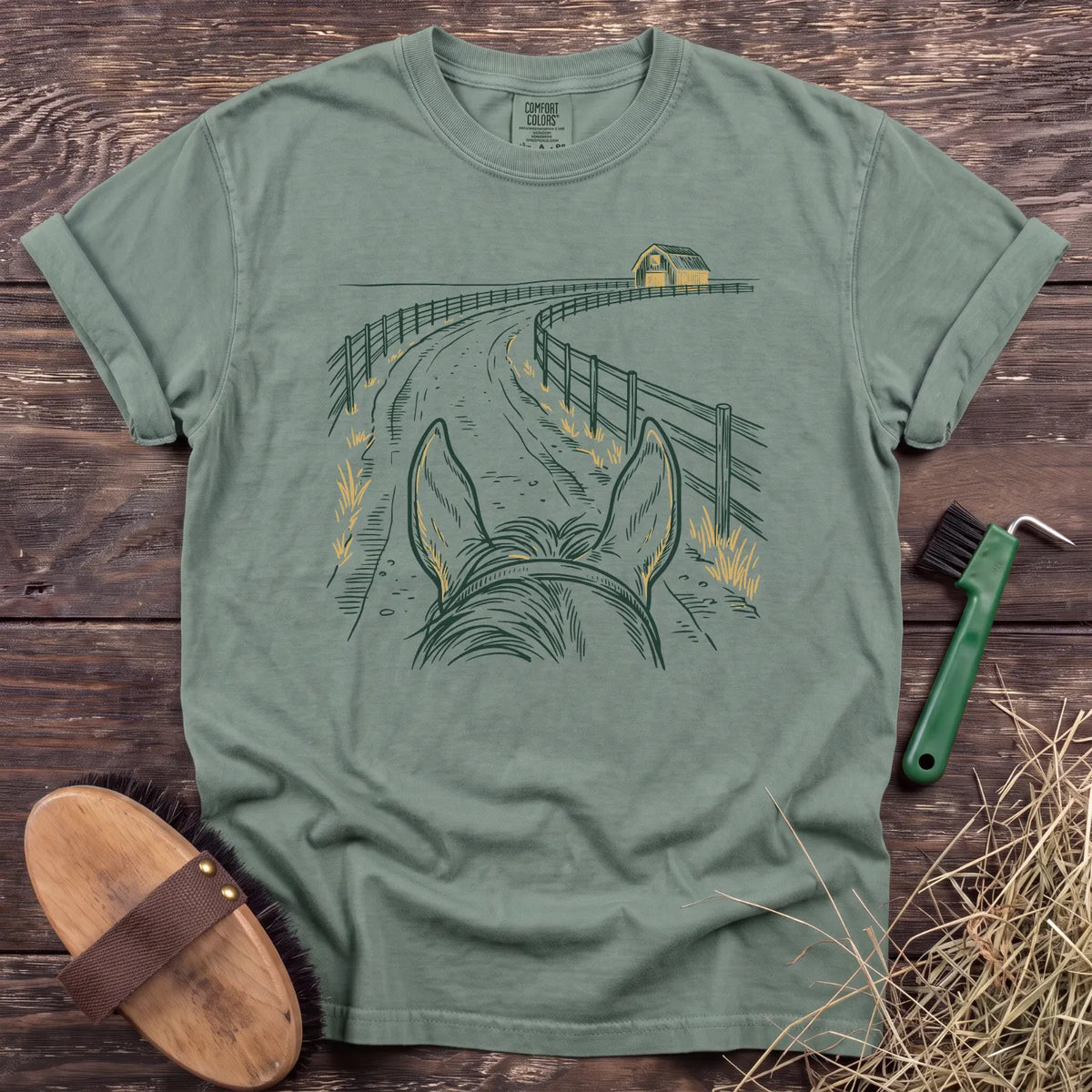 Between the Ears T-Shirt in Bay [color: Bay]