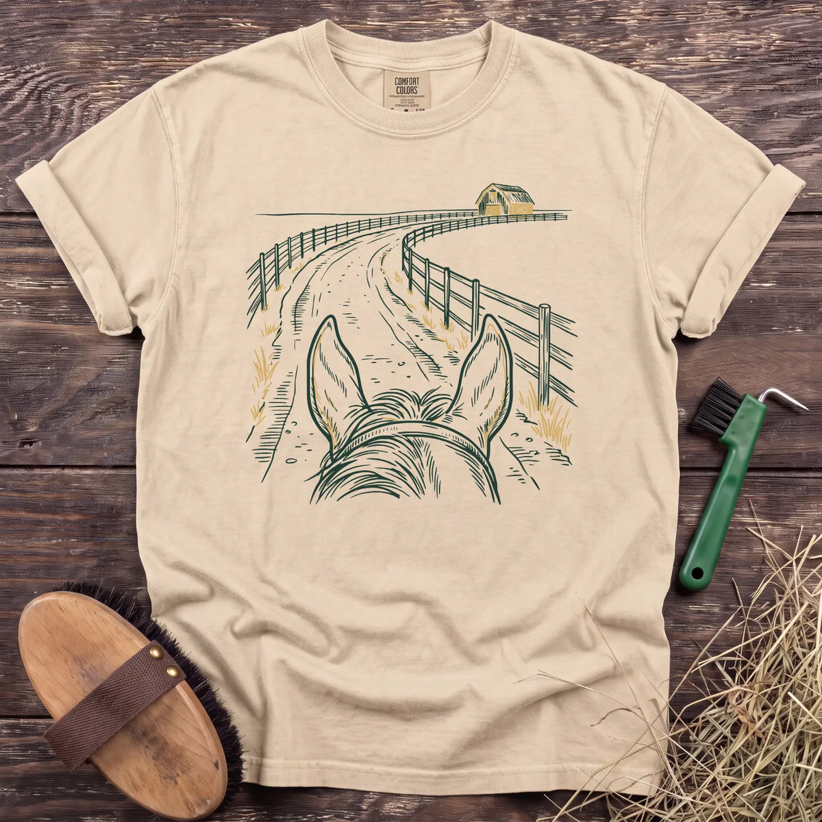 Between the Ears T-Shirt in Ivory [color: Ivory]