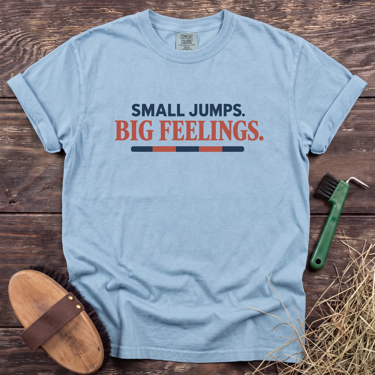 Big Feelings T-Shirt in Chambray [color: Chambray]