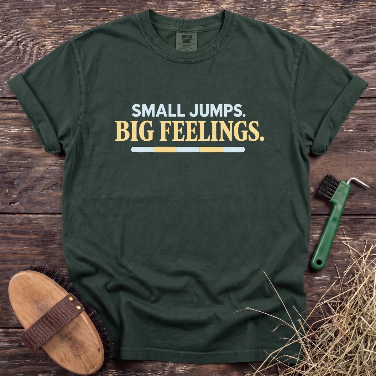 Big Feelings T-Shirt in Moss [color: Moss]