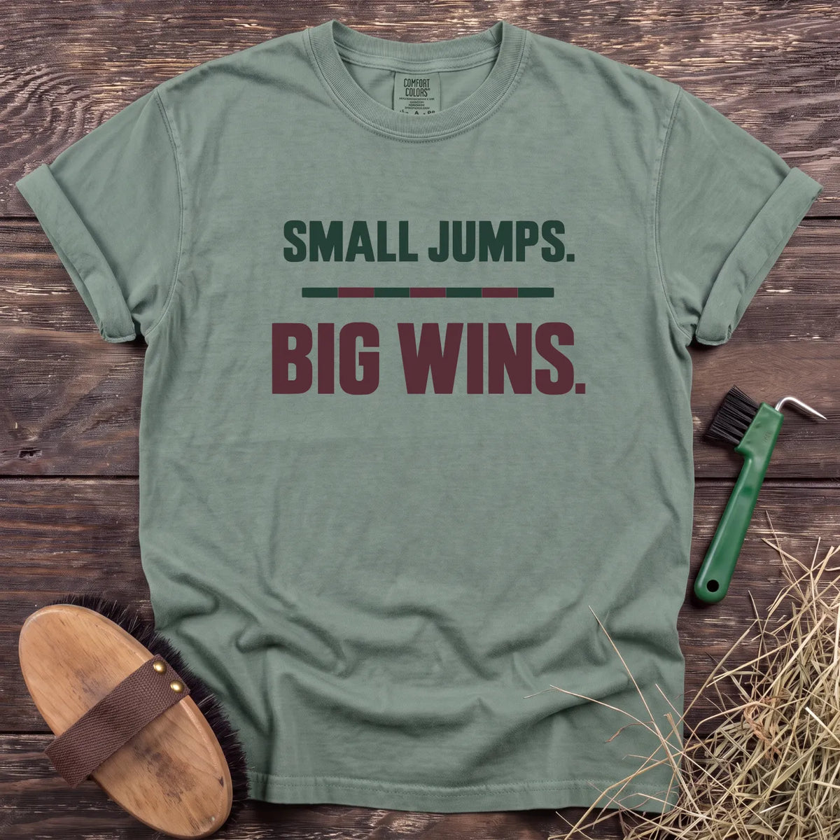 Big Wins T-Shirt in Bay [color: Bay]