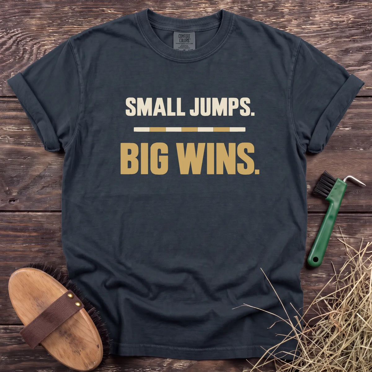 Big Wins T-Shirt in Graphite [color: Graphite]