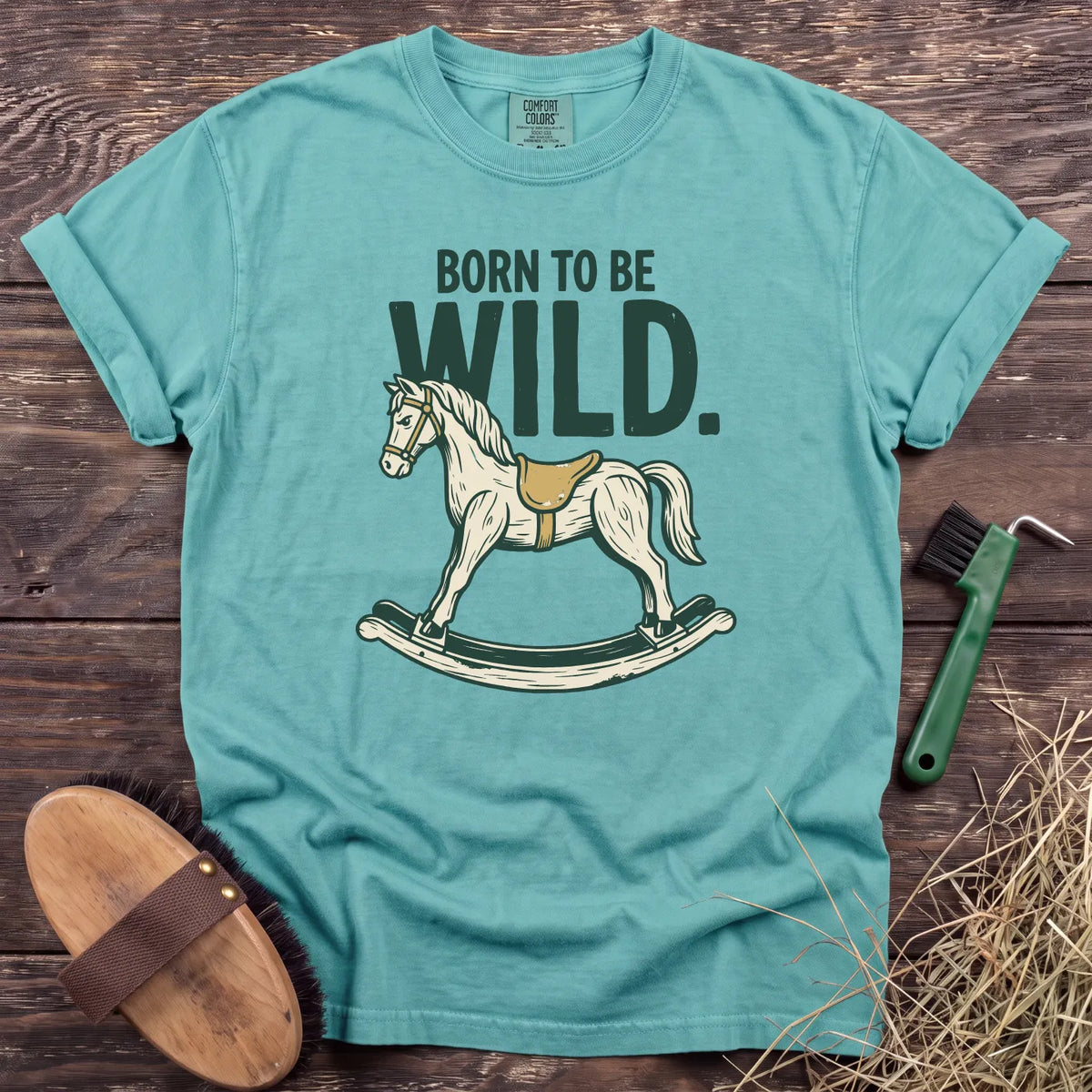 Born to Be Wild T-Shirt in Chalky Mint [color: Chalky Mint]