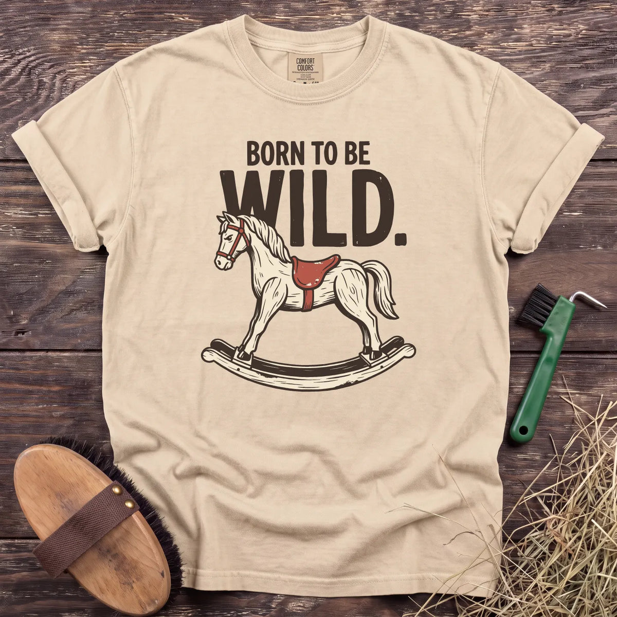 Born to Be Wild T-Shirt in Ivory [color: Ivory]