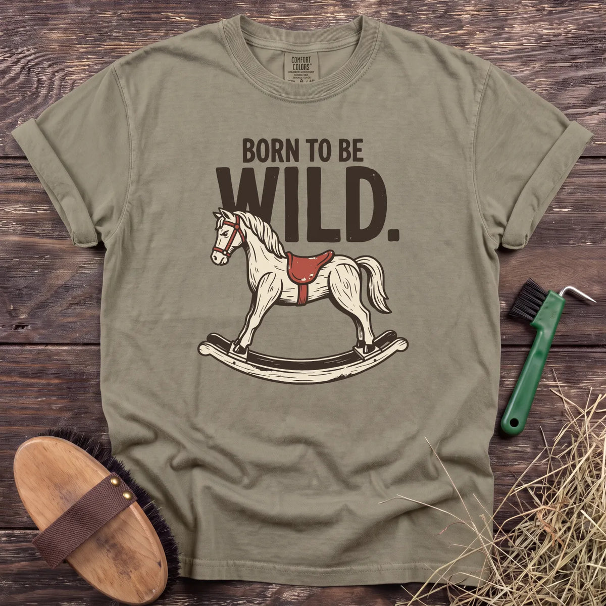 Born to Be Wild T-Shirt in Sandstone [color: Sandstone]