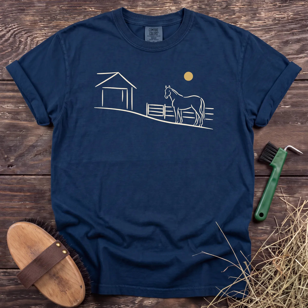 By the Barn T-Shirt in Navy [color: Navy]