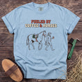 Coffee & Horses T-Shirt in Chambray [color: Chambray]