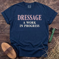 Dressage Progress T-Shirt in Navy [color: Navy]