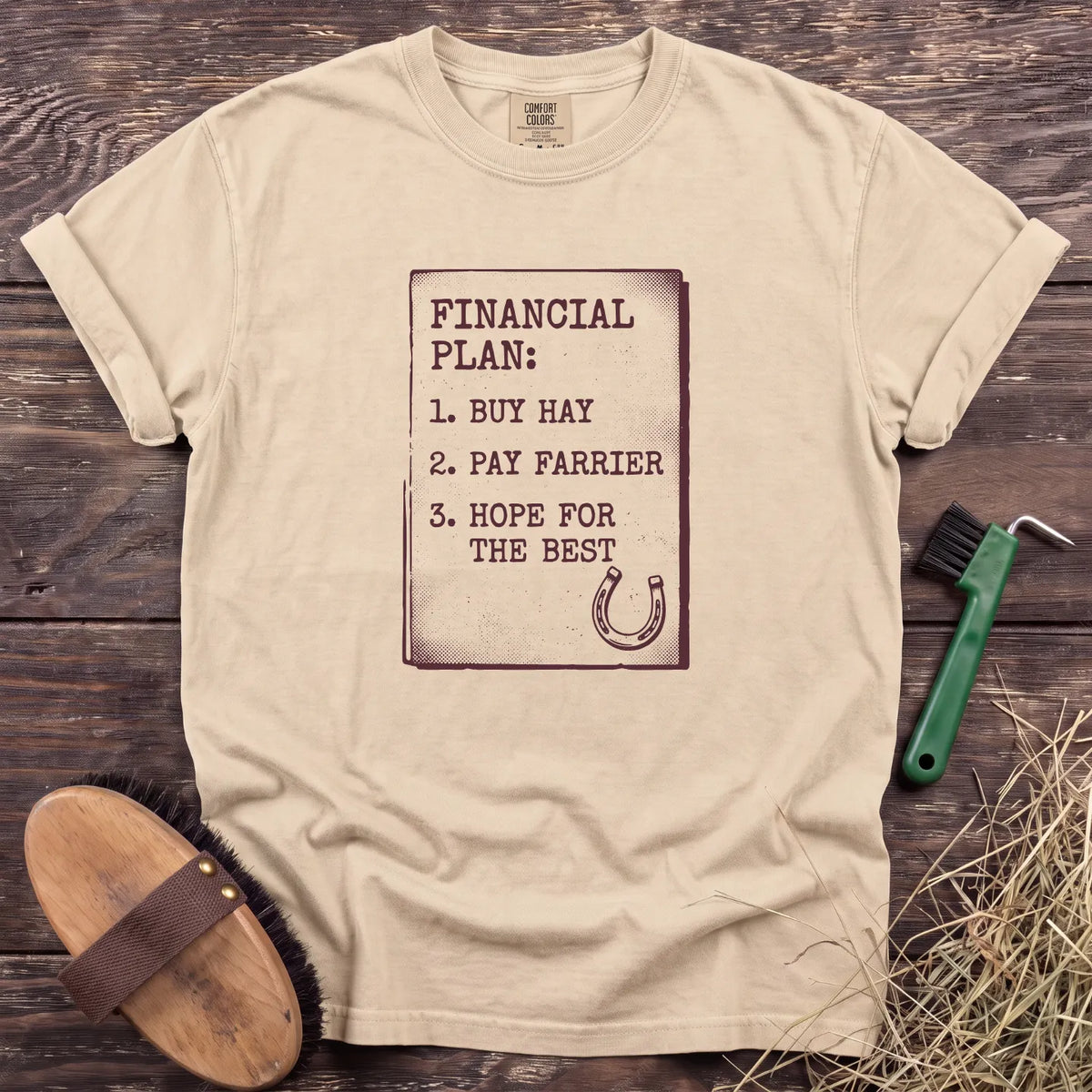 Financial Plan T-Shirt in Ivory [color: Ivory]