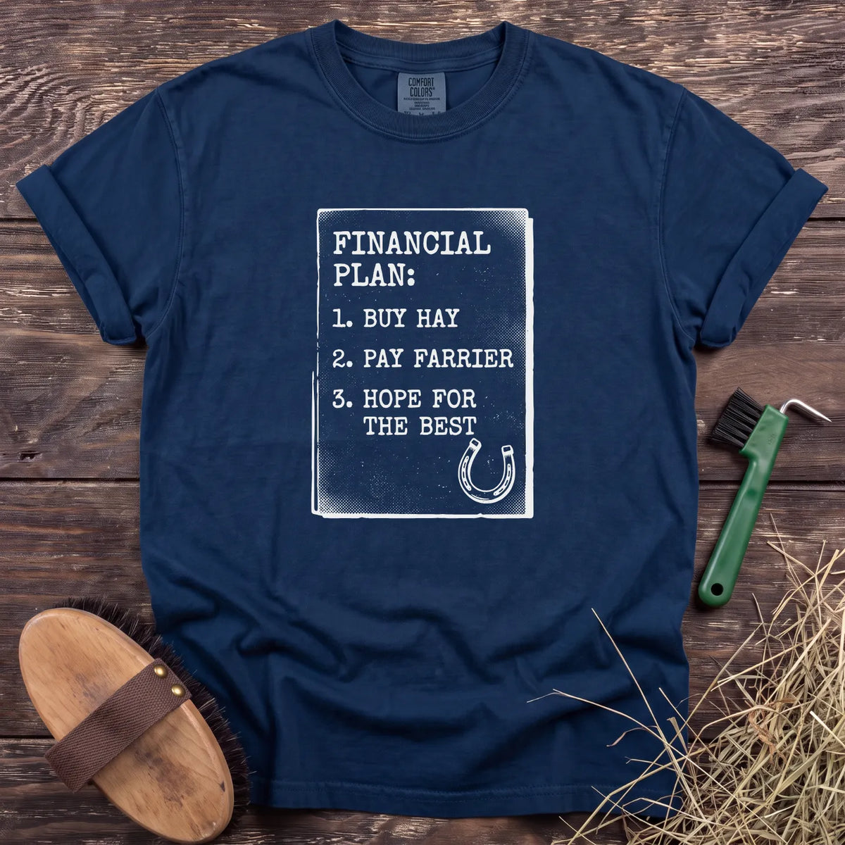 Financial Plan T-Shirt in Navy [color: Navy]