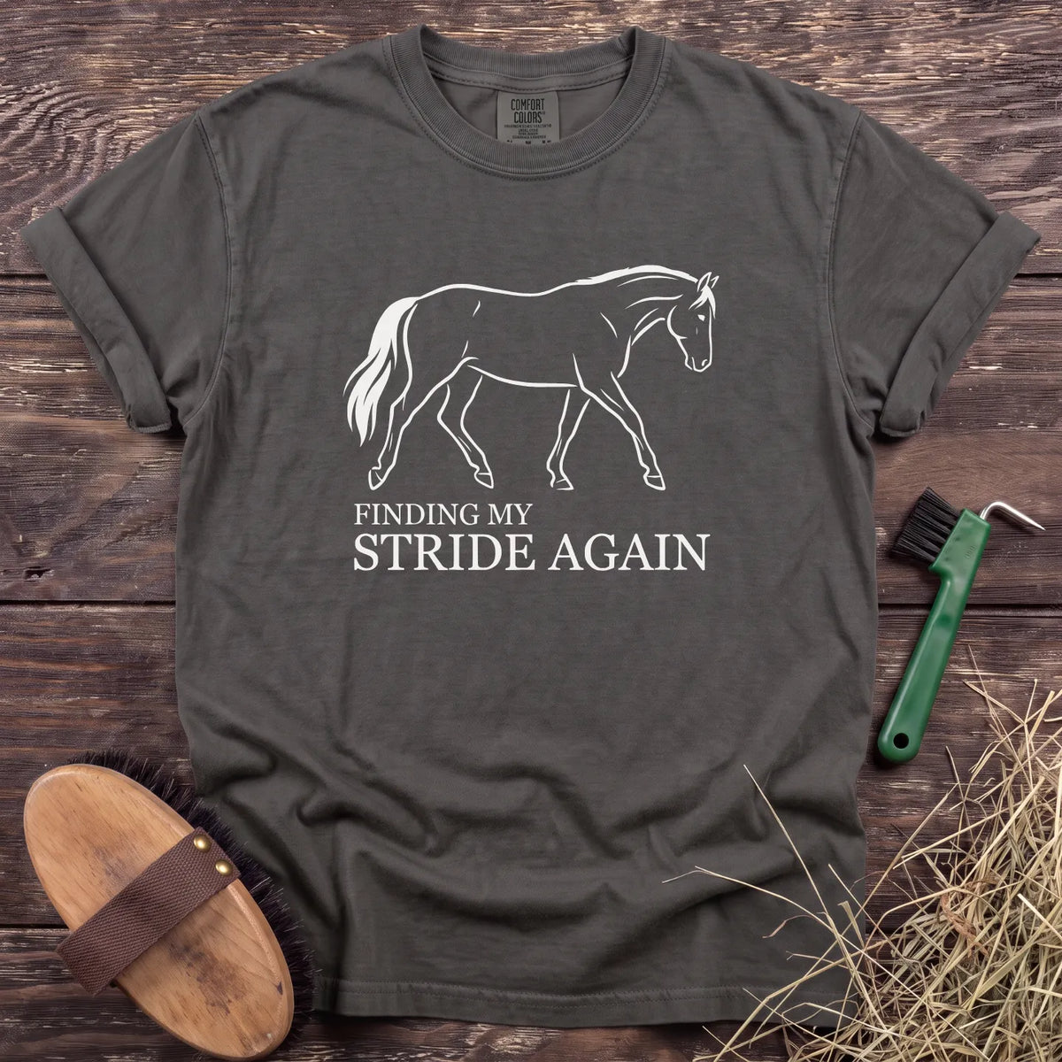 Finding My Stride T-Shirt in Pepper [color: Pepper]