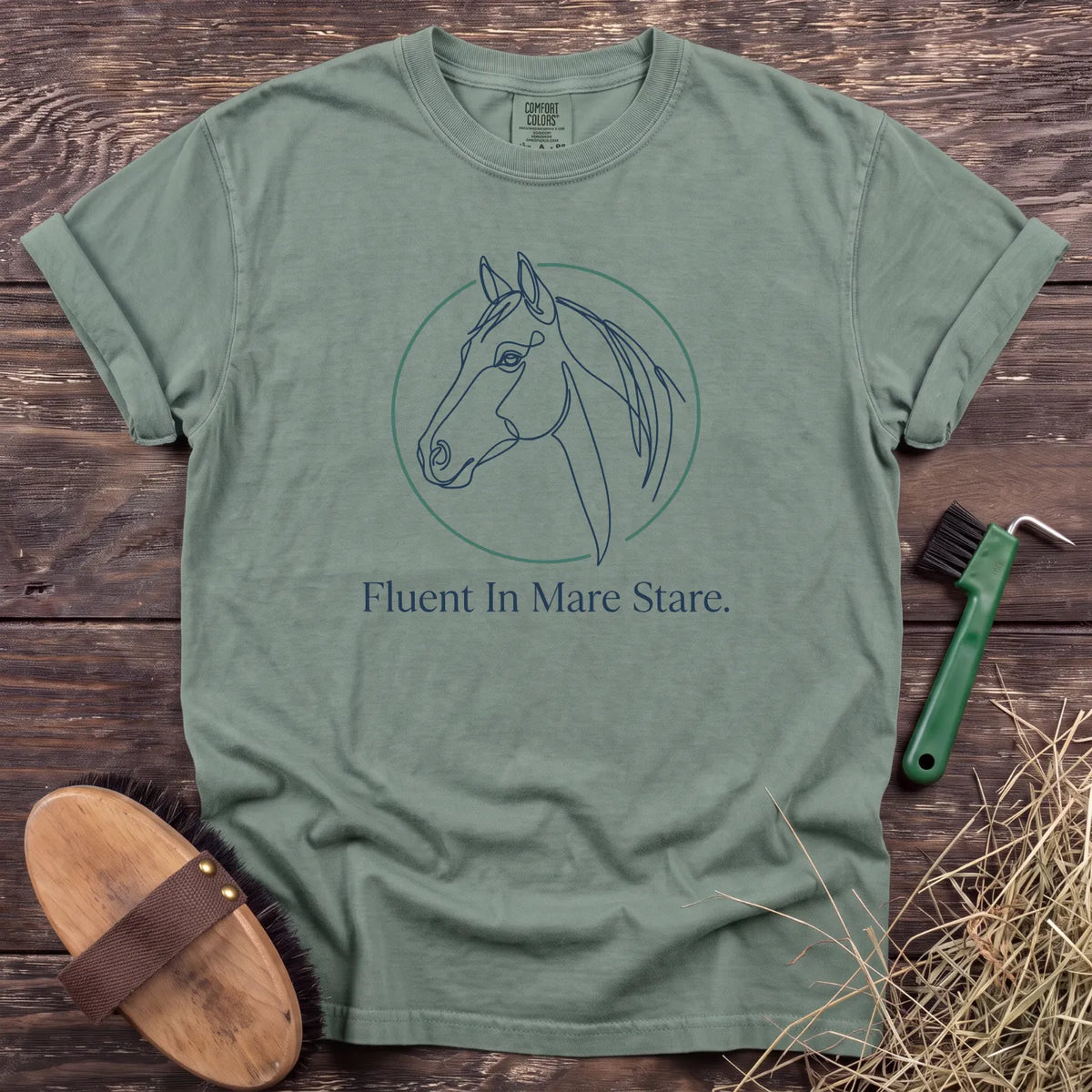 Fluent in Mare Stare T-Shirt in Bay [color: Bay]