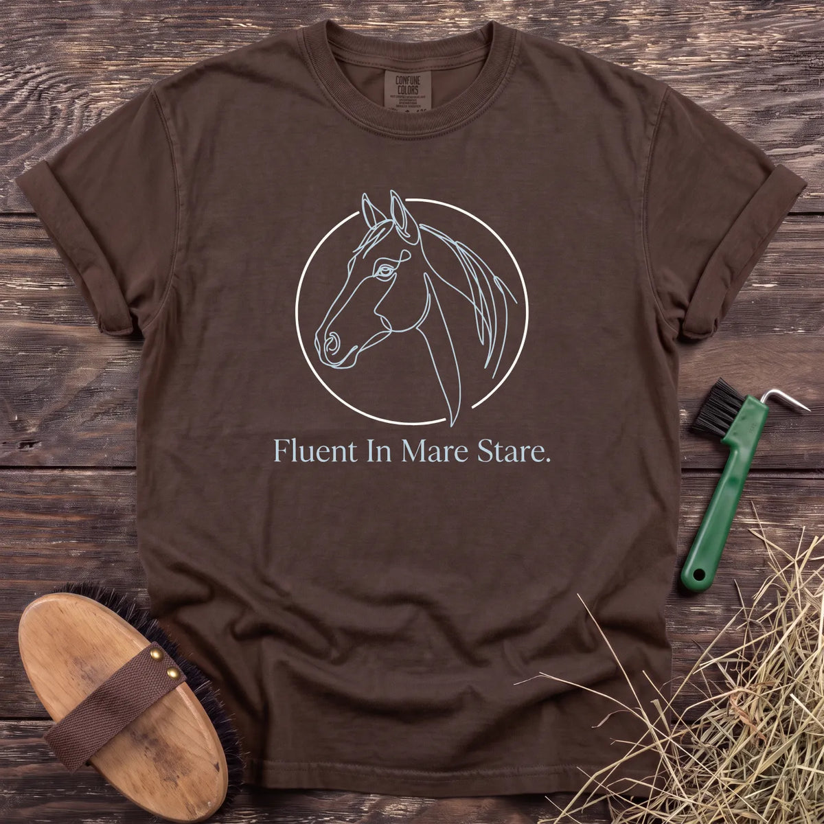 Fluent in Mare Stare T-Shirt in Espresso [color: Espresso]
