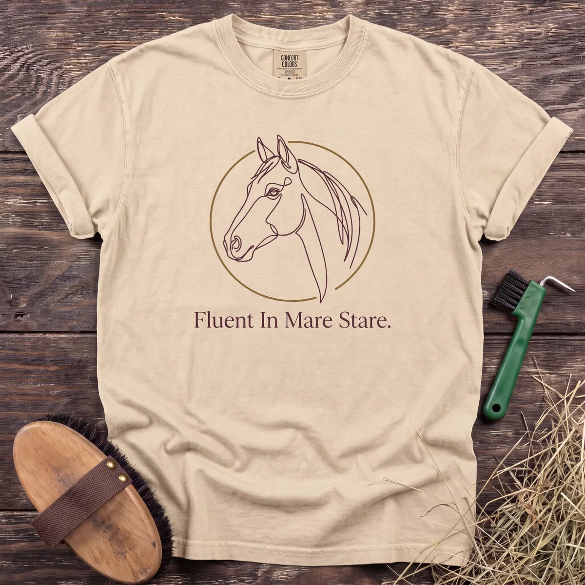 Fluent in Mare Stare T-Shirt in Ivory [color: Ivory]