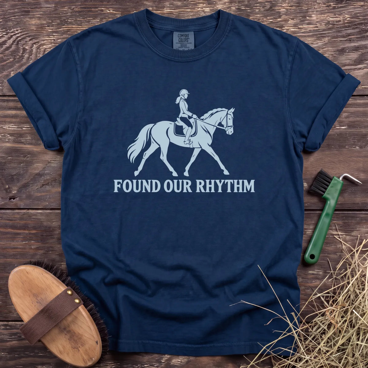 Found Our Rhythm T-Shirt in Navy [color: Navy]