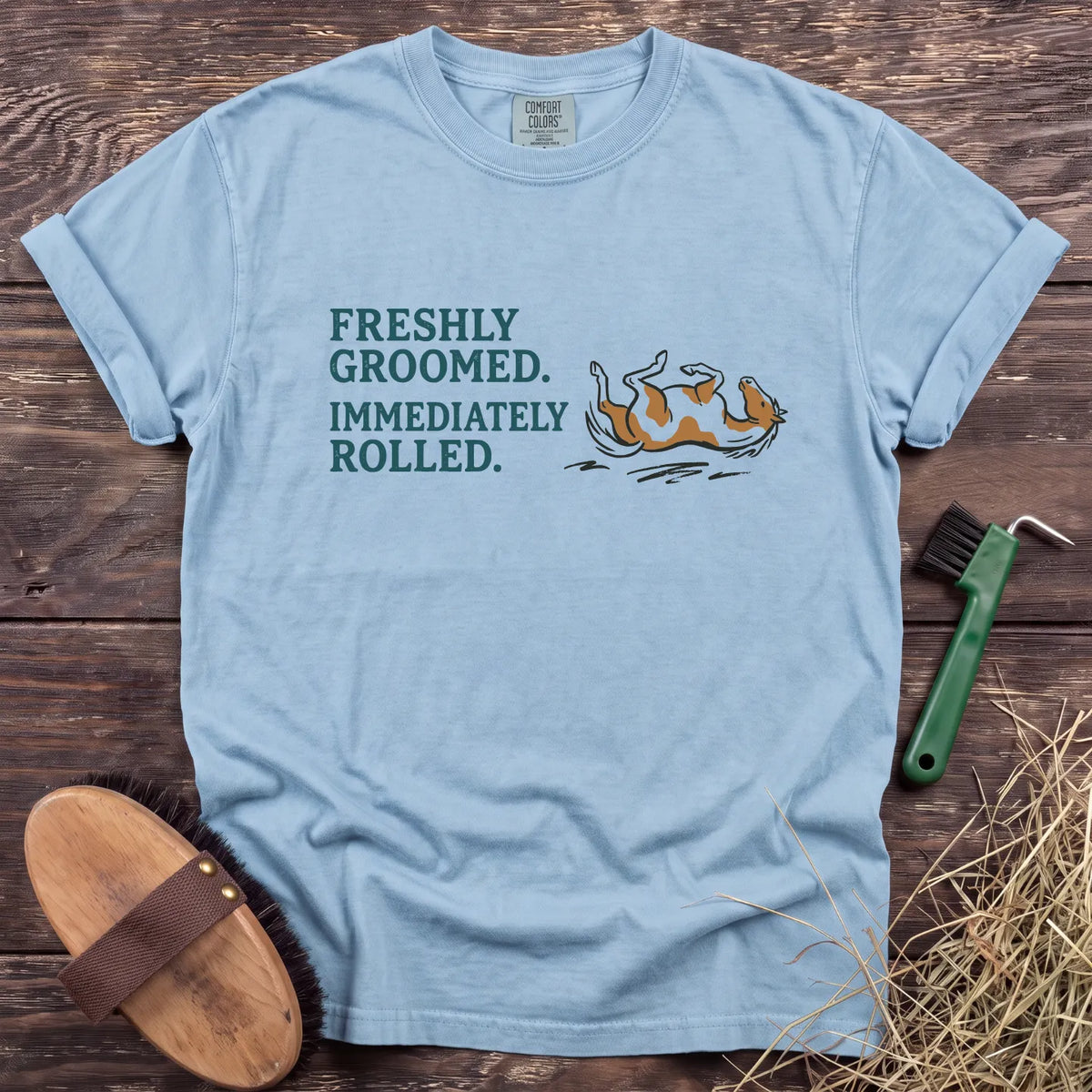 Freshly Groomed T-Shirt in Chambray [color: Chambray]