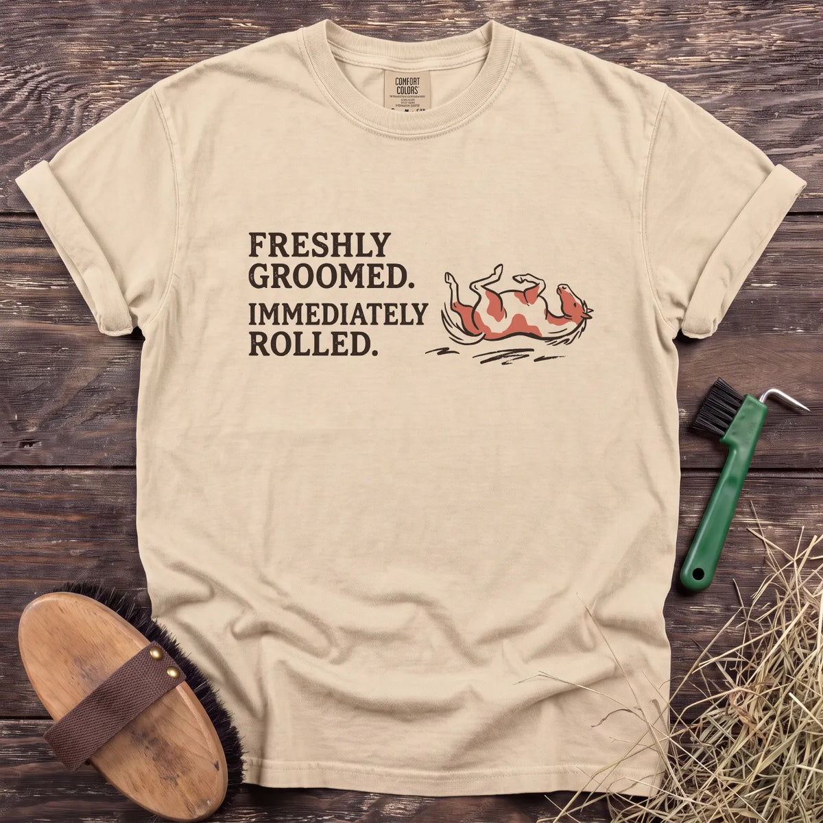 Freshly Groomed T-Shirt in Ivory [color: Ivory]