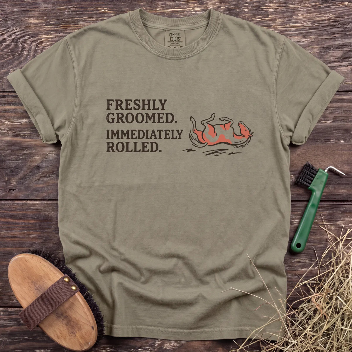 Freshly Groomed T-Shirt in Sandstone [color: Sandstone]